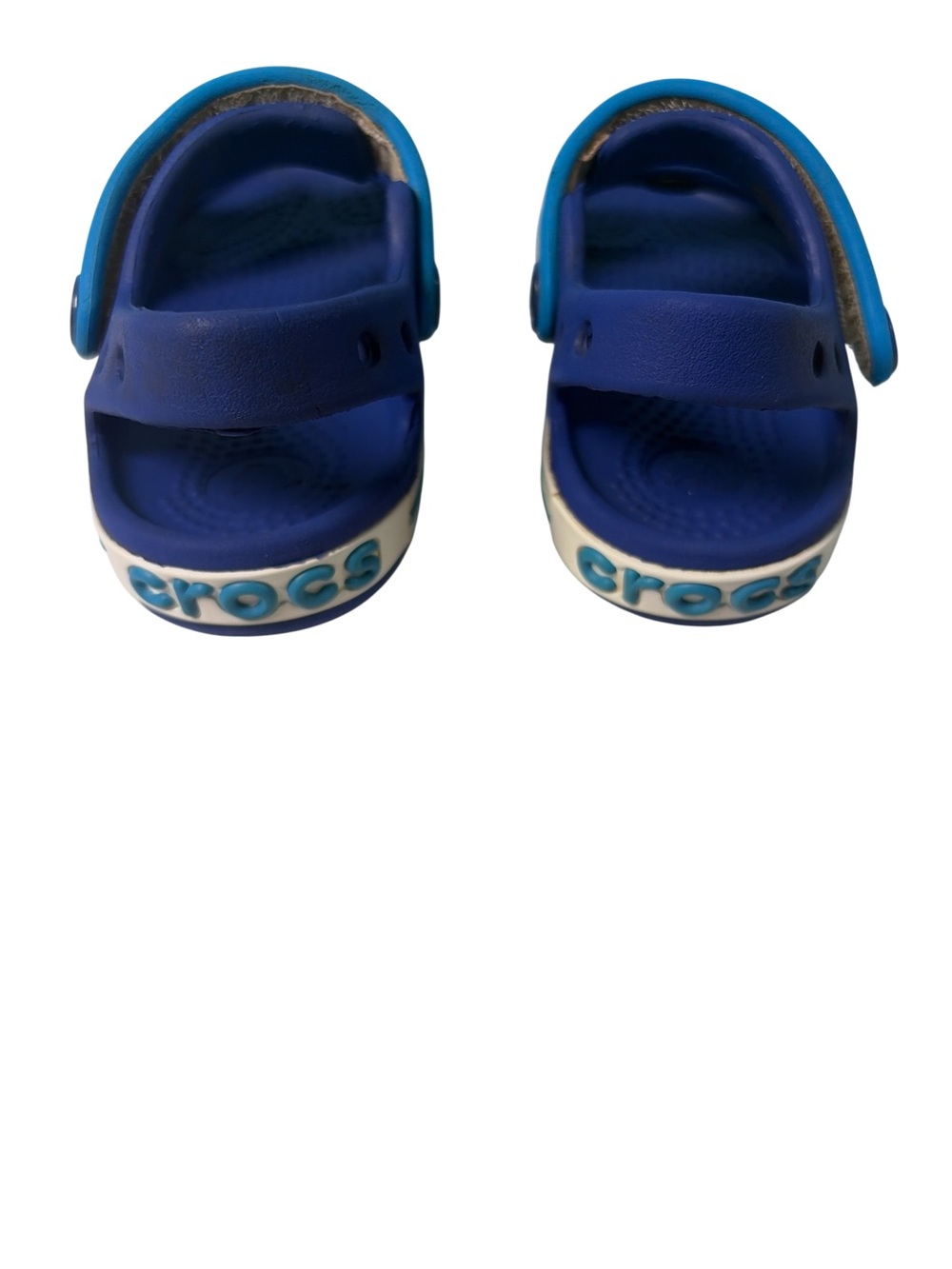 Crocs Crocband Sandals Kids Toddler Cerulean Blue Ocean Size C6 Waterproof - Picture 4 of 9